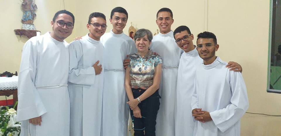 Bênção das túnicas dos novos seminaristas