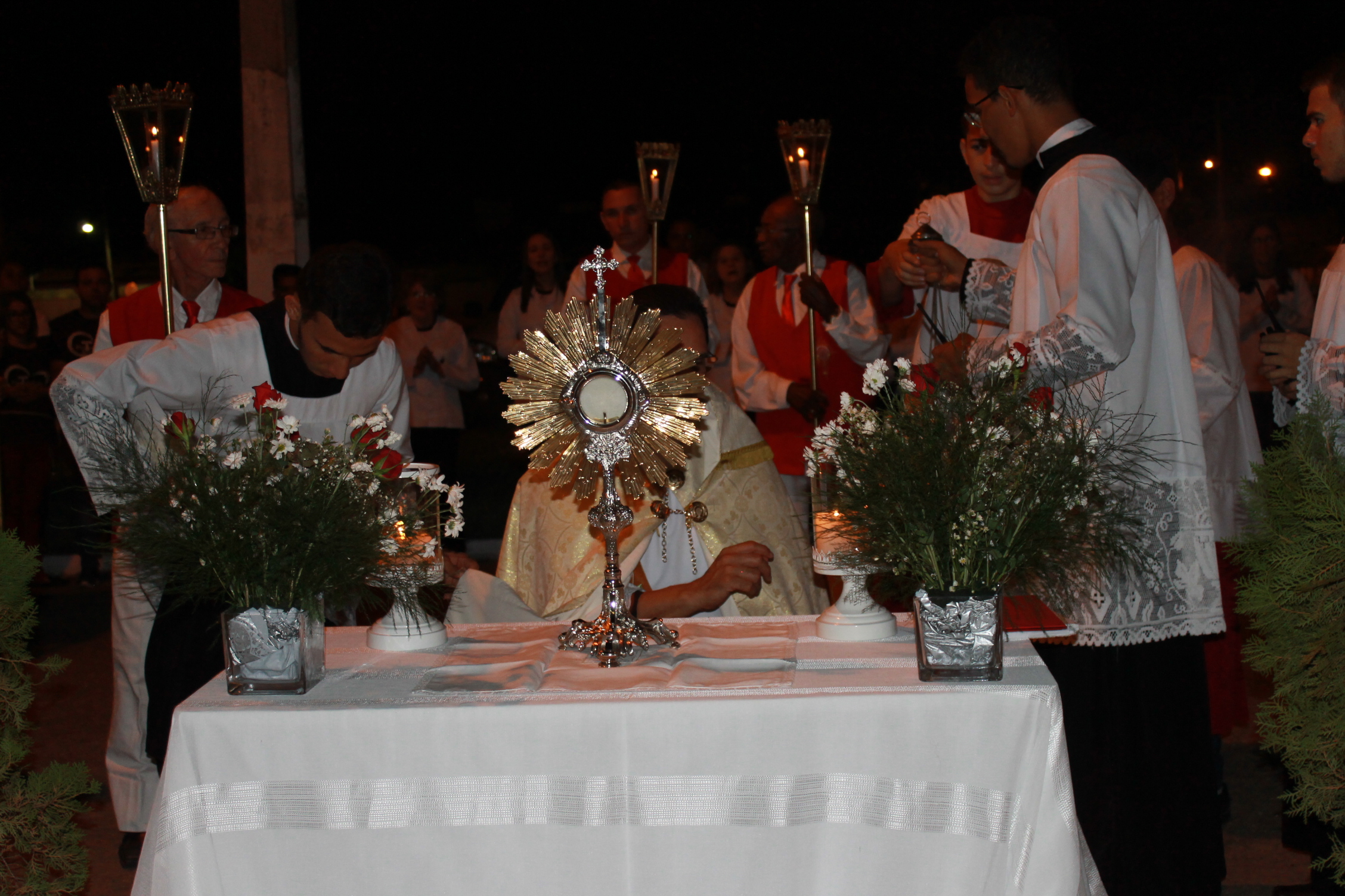 Solenidade de Corpus Christi  em nossa Paróquia.